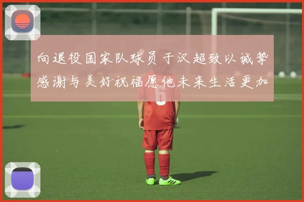 向退役国家队球员于汉超致以诚挚感谢与美好祝福愿他未来生活更加精彩